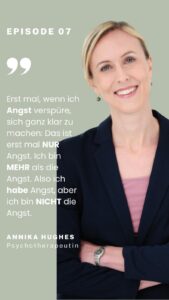 Podcast Annika Hughes Mut, Mindset, mentale Stärke
